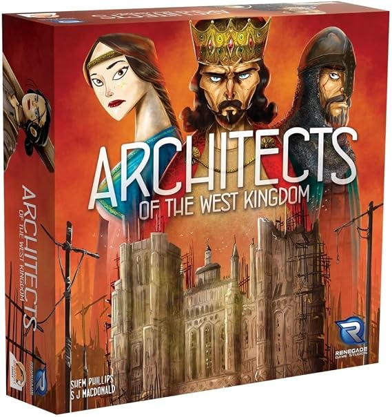 Renegade Game Studios Architects of the West Kingdom - Strategy Board Game | Medieval worker-placement for 1-5 players. Competitive Carolingian Empire theme for ages 12 and solo play modes