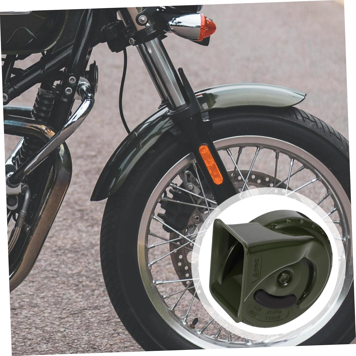Motorcycle Loud Waterproof Horn 12v Snail Speaker Replacement for Electric Scooter and Motorcycle, High Volume Sound Horn for Powersports