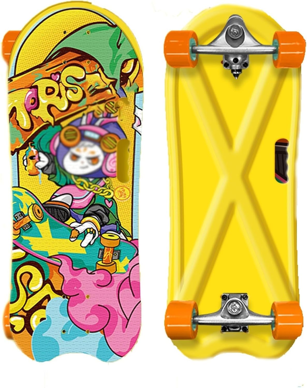 Skateboard for Dogs - Dog Skateboard, Smooth, Flexible Cornering Pet Skateboard Complete Designed for Dogs and Pets - No Assembly Required - Max Load 80kg for Pets