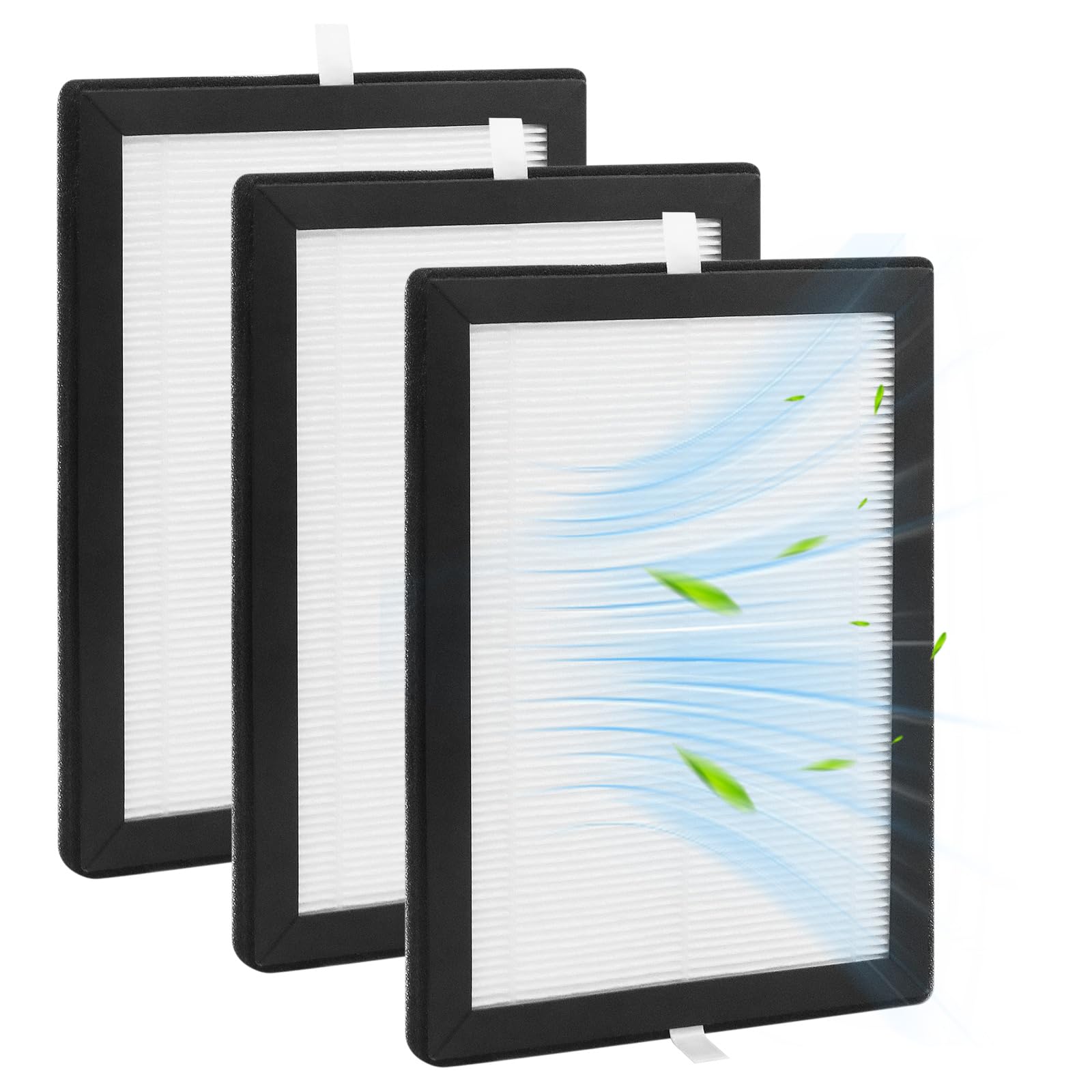 3 Pack HEPA Filter Compatible with MeacoDry Arete One 10L &12L, Not Fit Low Energy Series, Dehumidifier Air Purifier Efficient Filtration HEPA Replacement Filter, H13 Activated Carbon