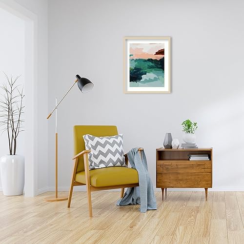 Miniatura 4 de Amanti Art Framed Wall Art Print 25x21 Utopia Art Print by Urban Road, Abstract Wall Art, Modern Contemporary Decor, Medium Poster Painting Artwork