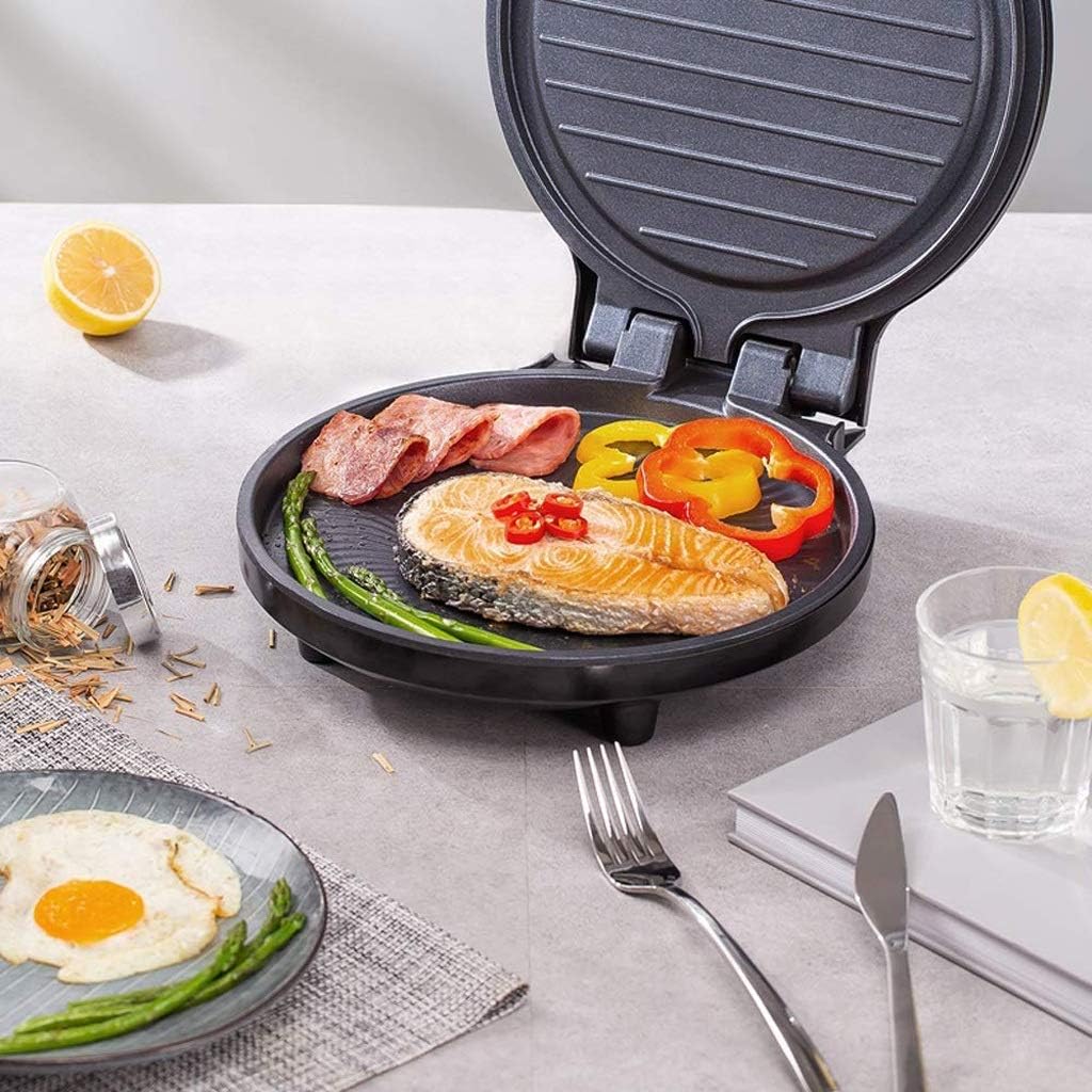 Foldaway non-detachable 180 Degrees Electric Griddle Skillet, Baking Pan Non-stick