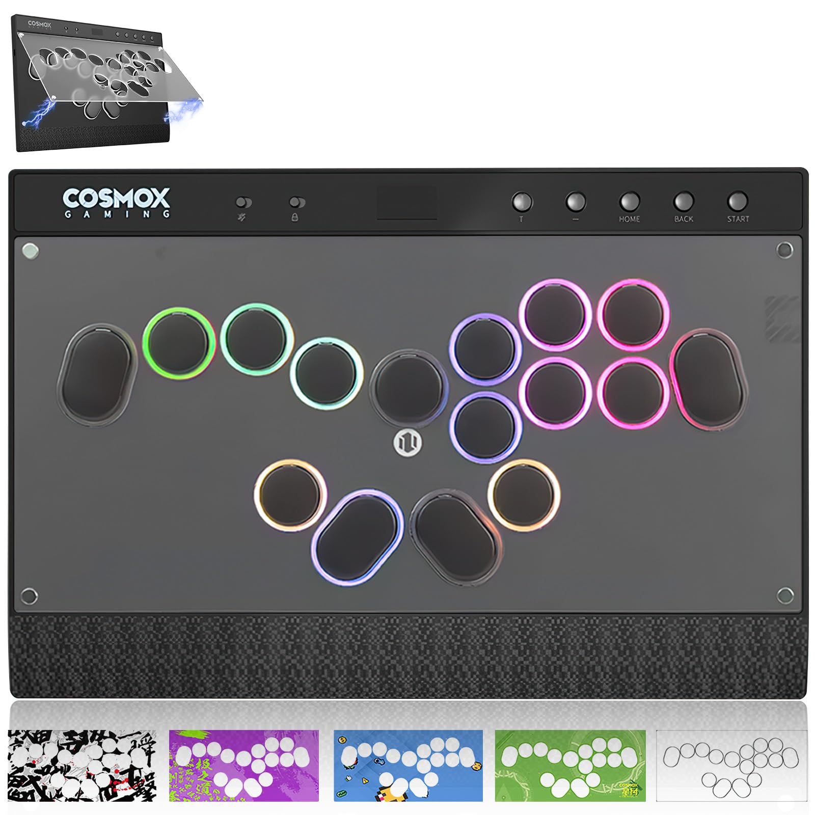 Amazon | Haute42 レバーレス アケコン レバーレス