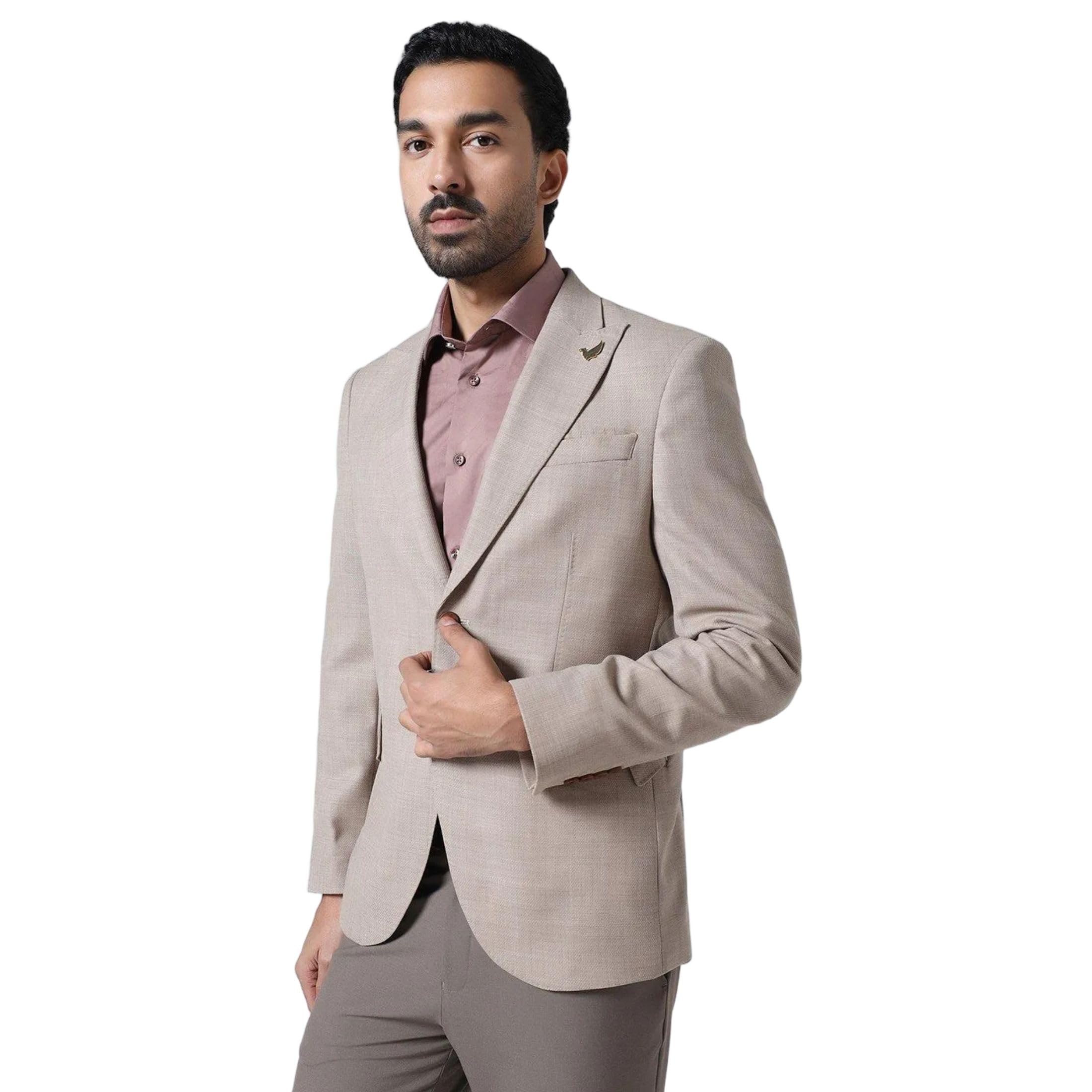 blackberrys Men Wool Solid Slim Fit Blazers-picture-12