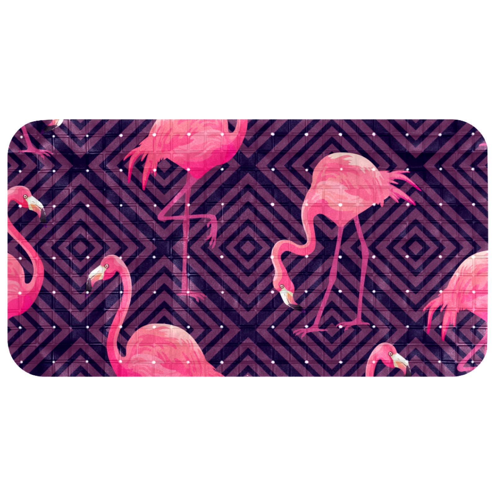 Tapis de bain enfants flamants roses pour un rituel sans glisse