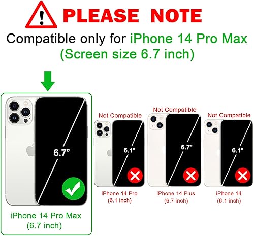 Miniatura 2 de Funda compatible con iPhone 14 Pro Max de 6.7 pulgadas, bonita funda delgada con purpurina, a prueba de golpes, suave, para mujeres y niñas (azul