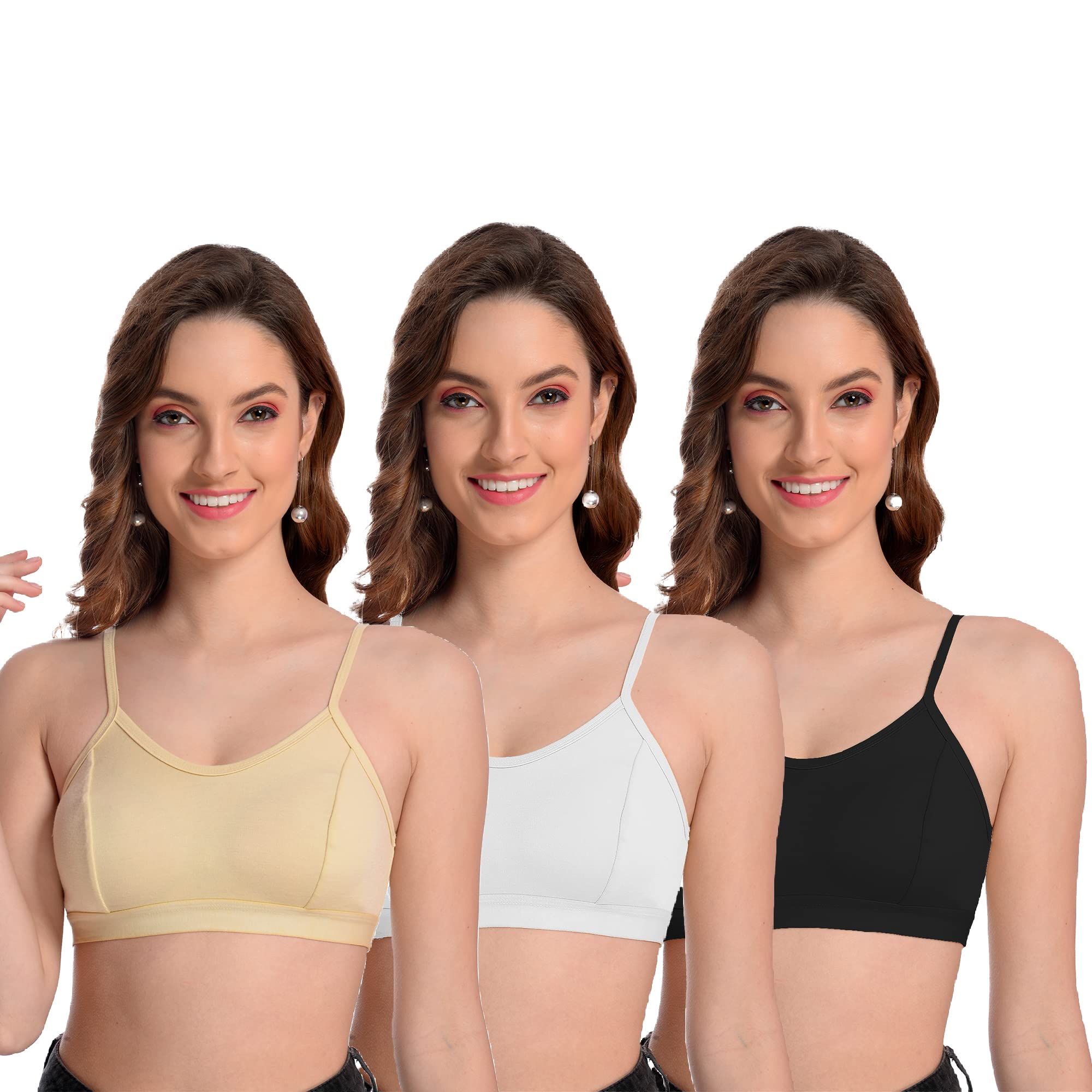 Women's Lily Sports Bra Combo Pack of 3 (-image-31