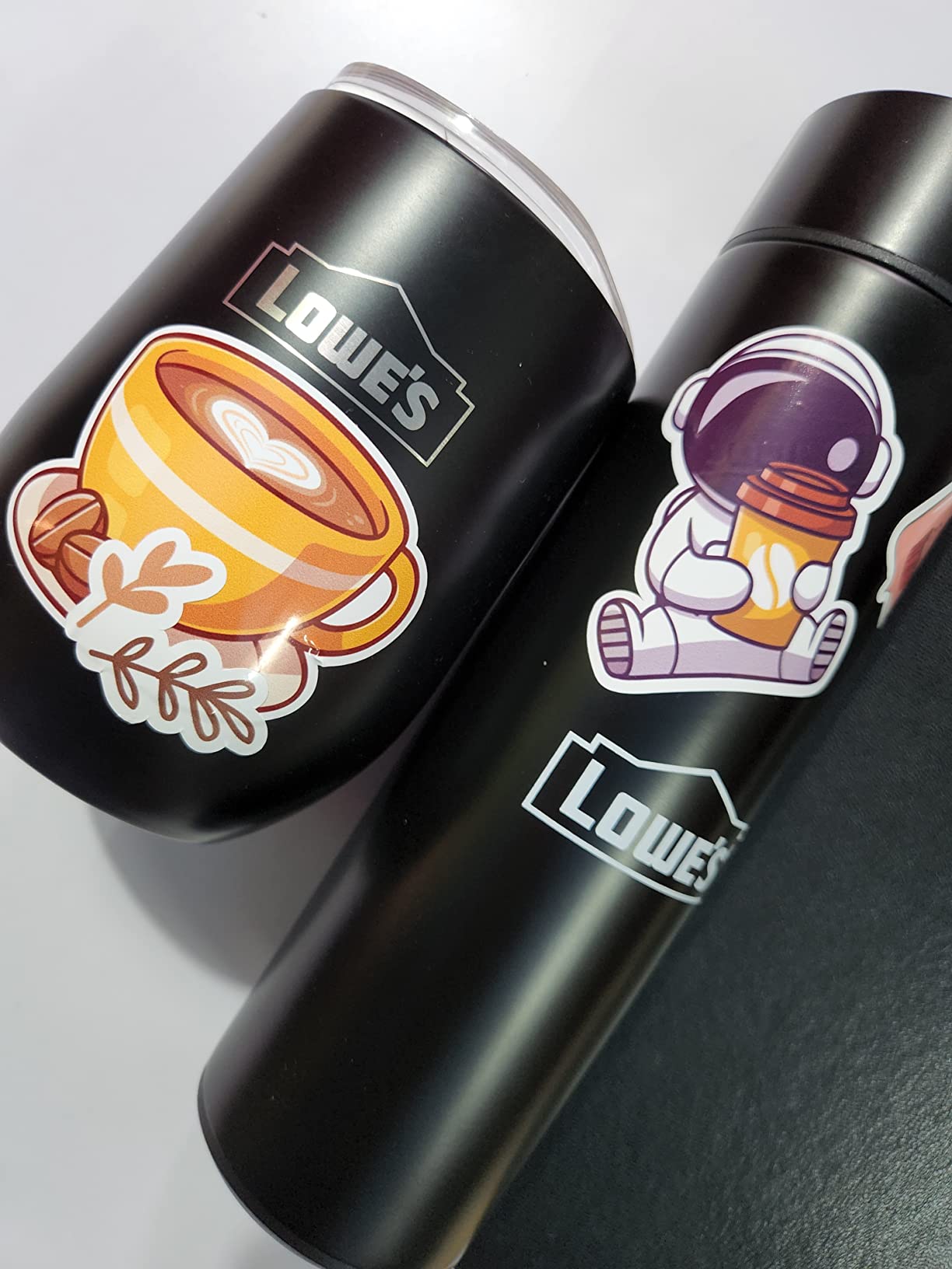 Aapki Marzi Cute Coffee Stickers, Pack of 8, Matte Finish, Waterproof ...