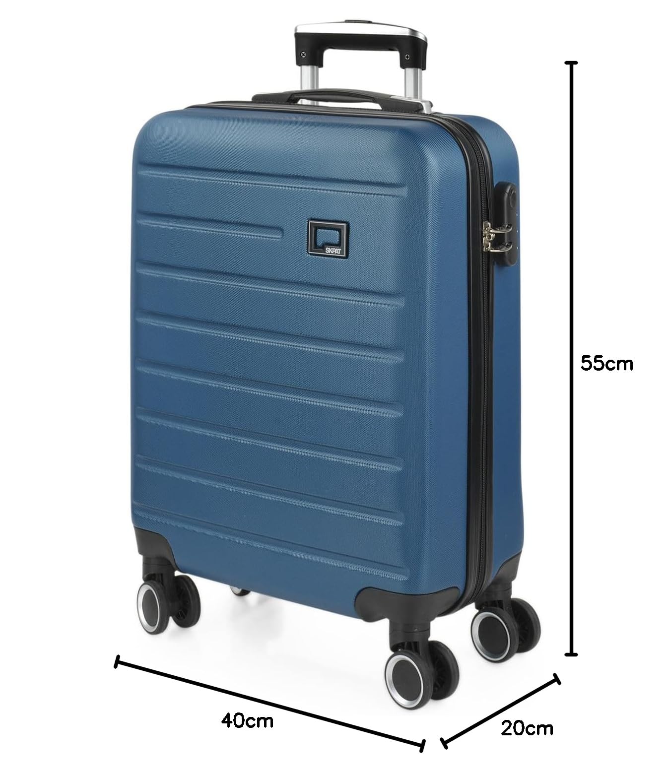 Maleta de cabina 55x40x20 - Maletas De Viaje Cabina Rígidas Trolley Con 4 R