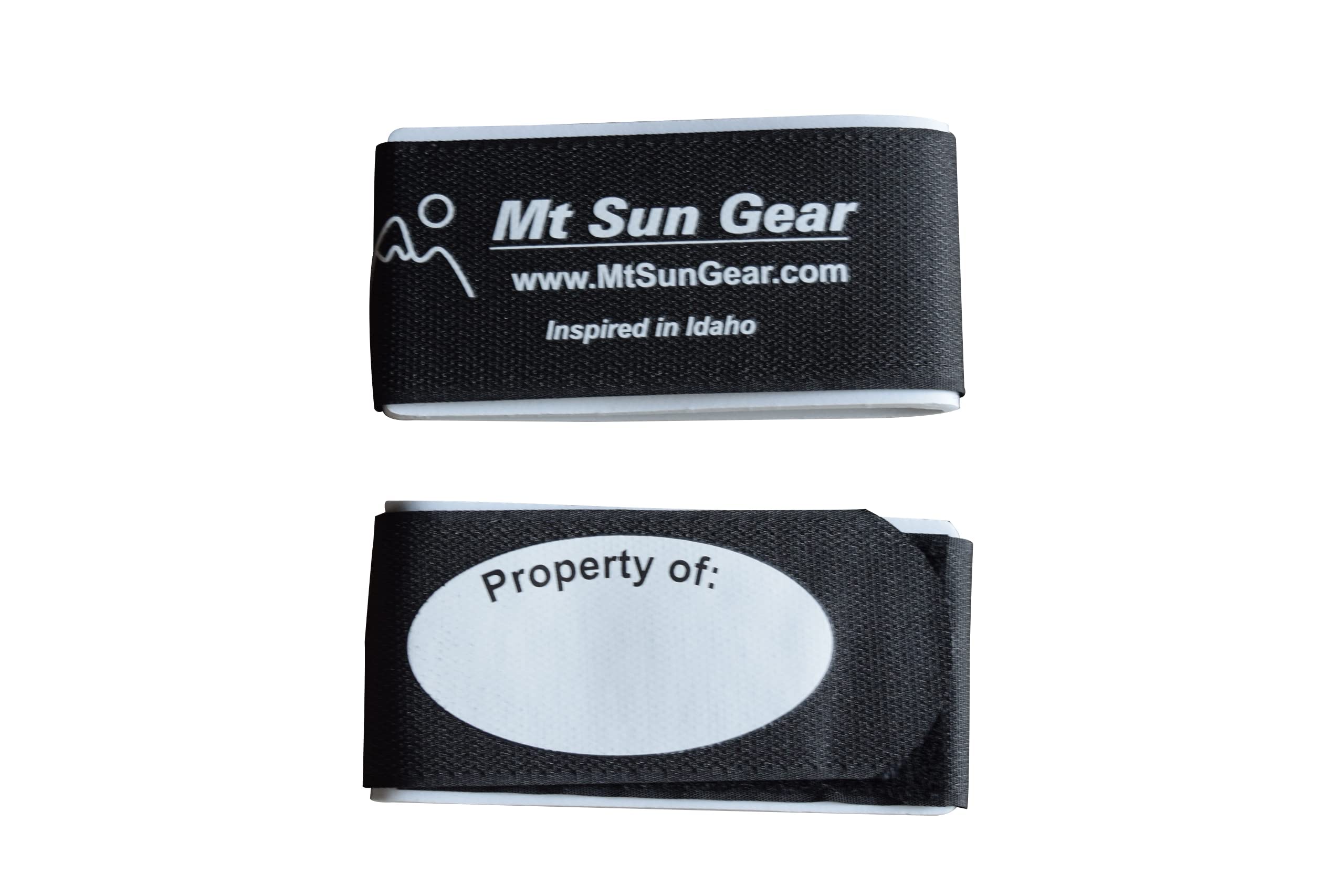 Mt Sun Gear Paski narciarskie na rzep do wyścigów, puder, grubych nart. 2 w opakowaniu, lekkie i wytrzymałe.