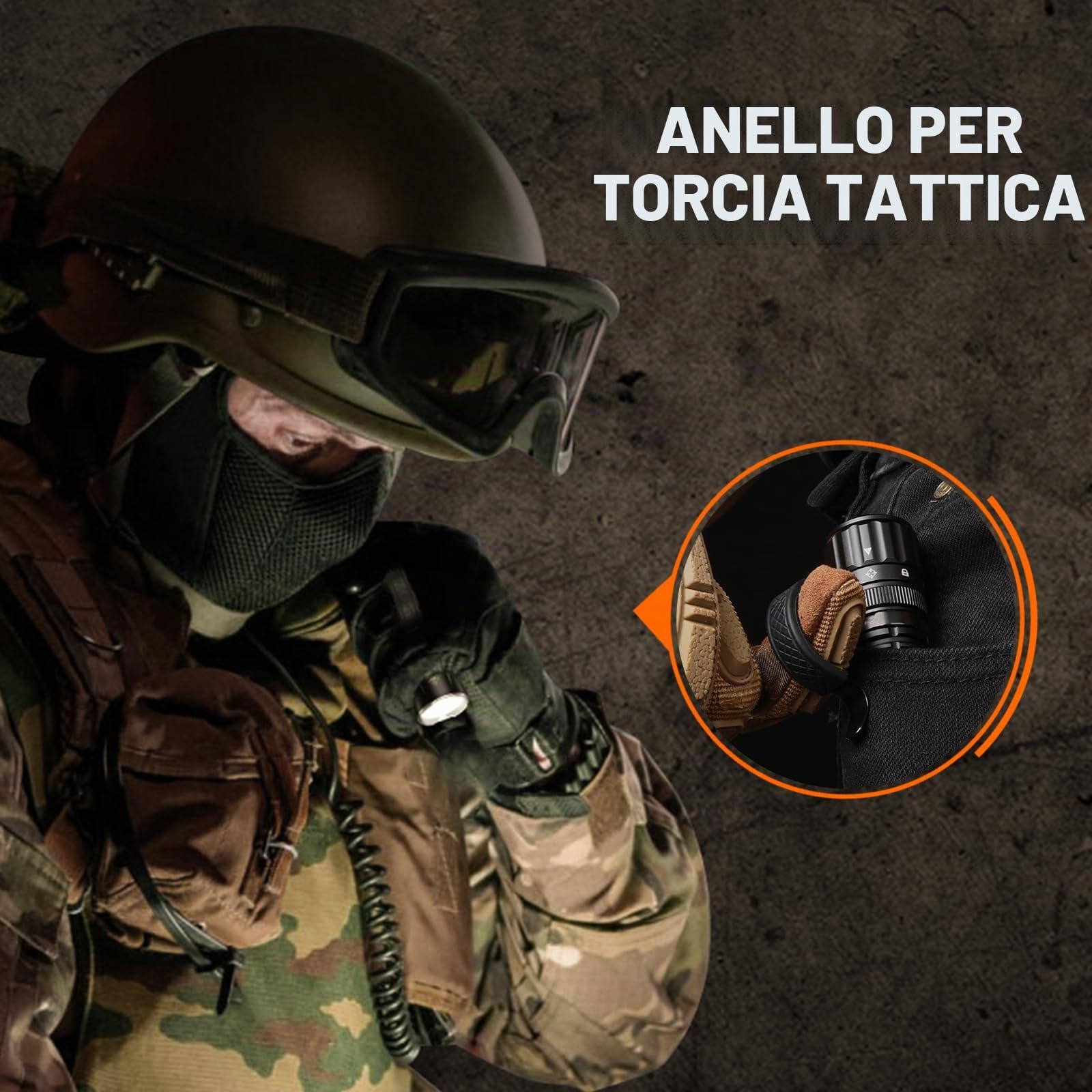 Wurkkos TD07 Torcia LED Potente Professionale 1300 lumen Super Luminoso Torcia LED Ricaricabile Luce Istantanea Turbo/Stroboscopio, IP68 Portatile Torcia Potente per Campeggio/Escursionismo/Emergenza