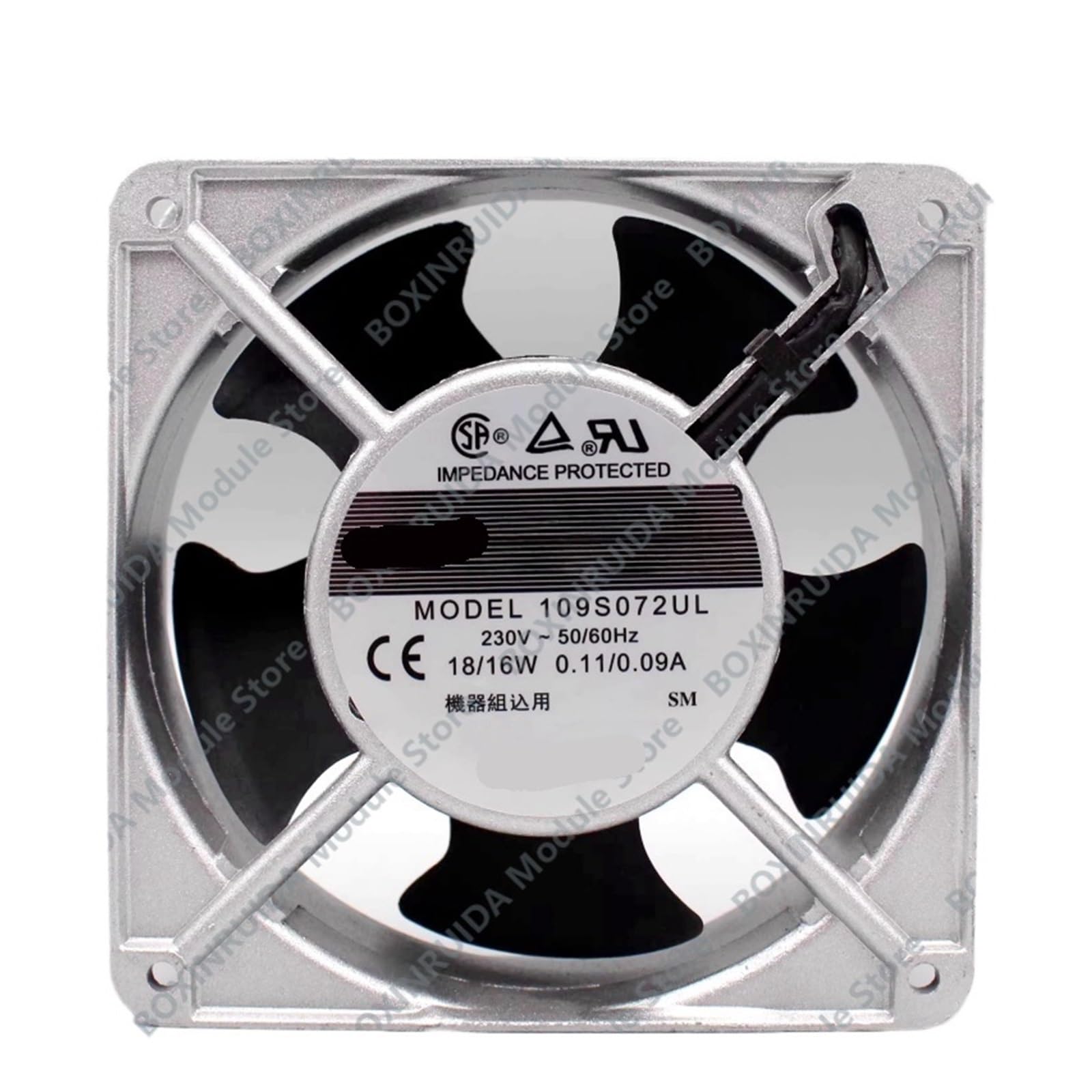 JJKKOZVQF 109S072UL cooling fan 230V~50/60Hz 18/16W 0.11/0.09A