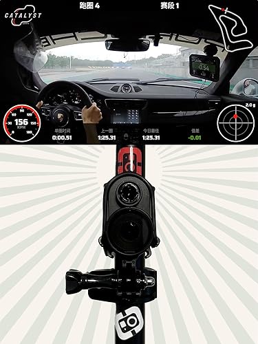 Miniatura 7 de Soporte telescópico Gen2 de leva a bordo (mini 19.7-31.5 in). para HPDE, Track Day, Autocross y Drifting captura de vídeo a bordo. GoPro, DJI