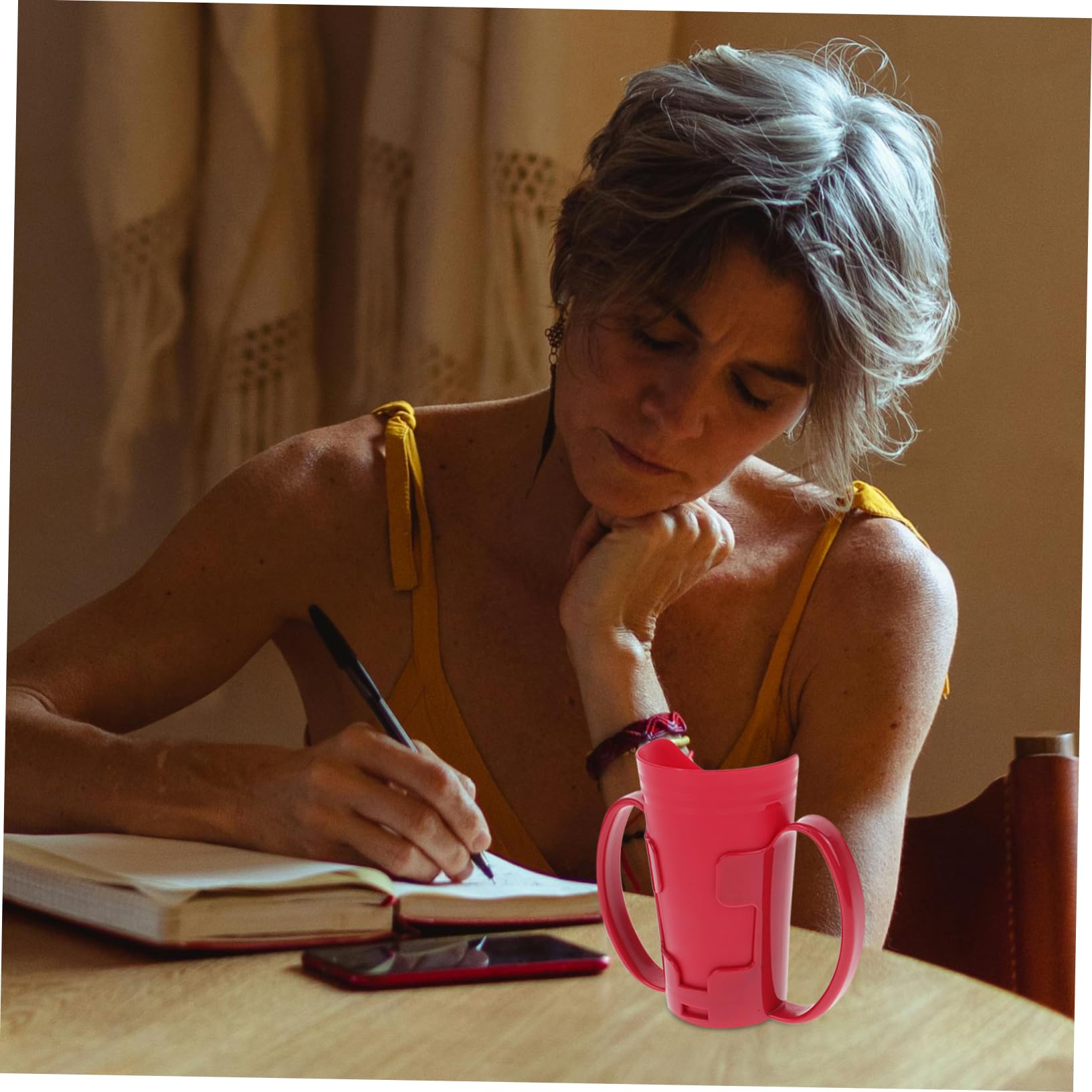 FRCOLOR 3 Uds Taza Para El Cuidado De Personas Mayores Tazas A Prueba De Derrames Para Adultos De Agua Para Pacientes Discapacitados Para Beber De Agua Para Personas