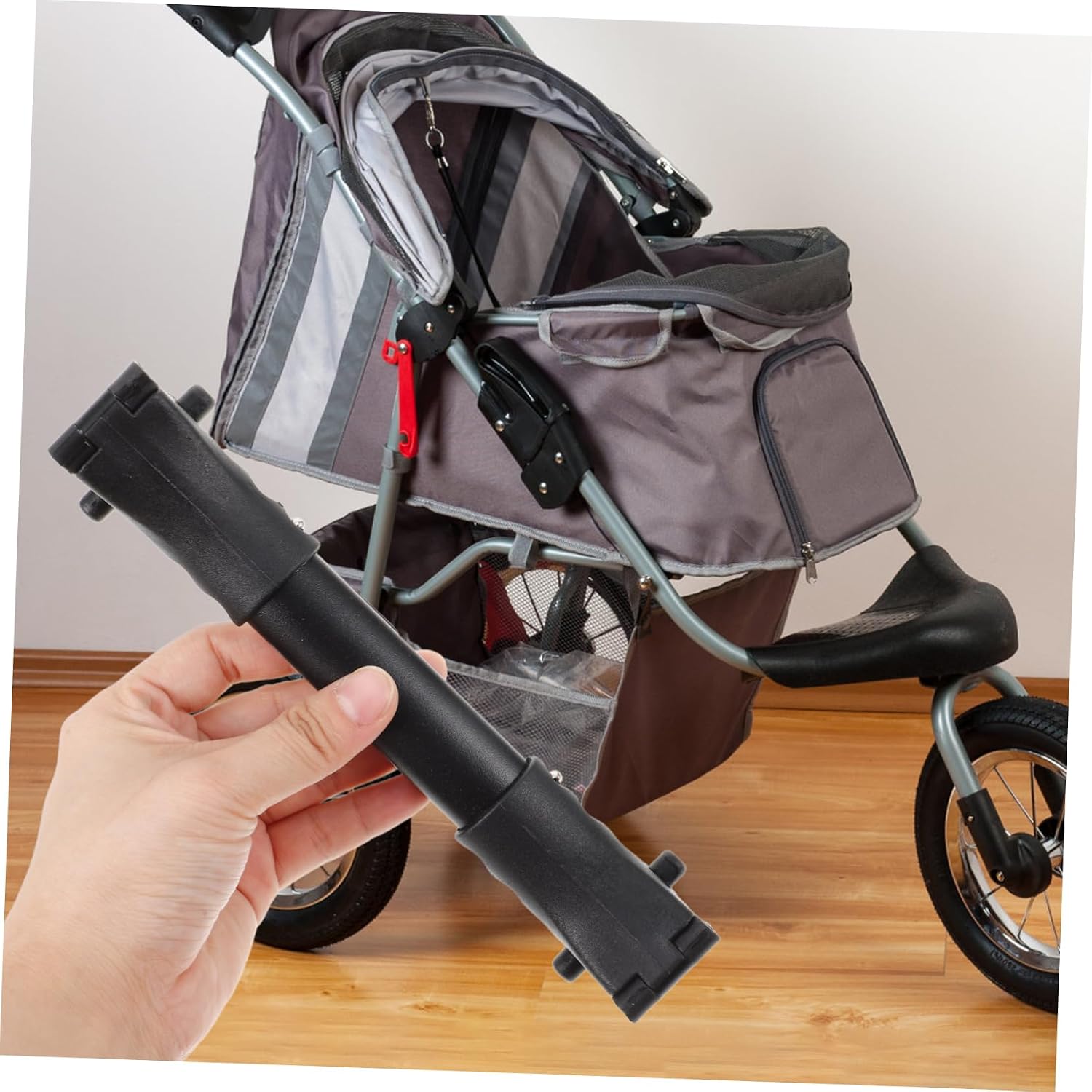 Twin Stroller Connector Adjustable Heavy Duty Linking Device for and Strollers Easy Installation Versatile Compatibility for Twin