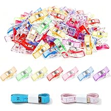 DEEINN Plastic Sewing Clips for Fabric and Quilting, Pack of 100