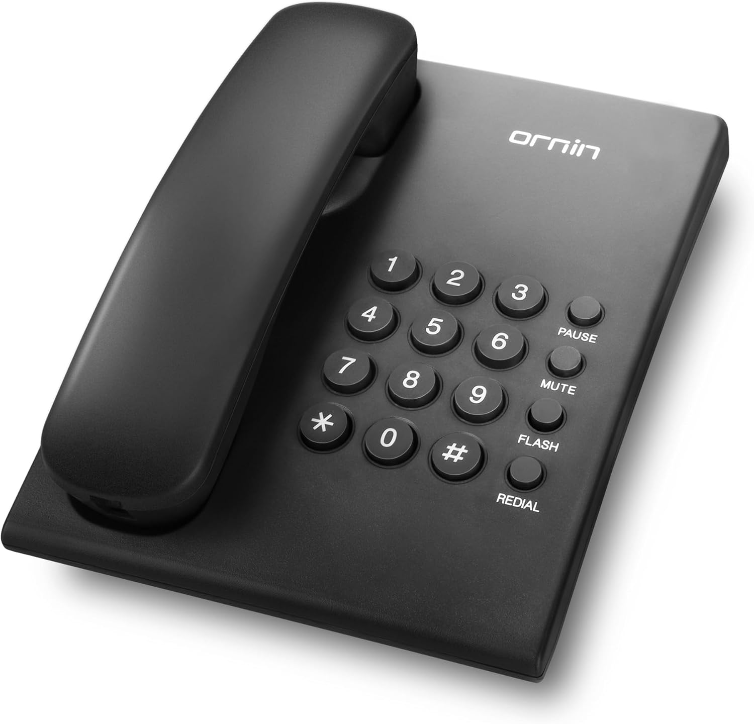 Y320 Corded Landline Phone with Redial & Hold, Adjustable Ringer Tone, Wall Mountable, Ideal for Home, Office, Hotel – Fixed Line Device