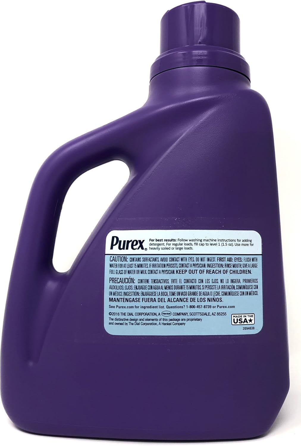 Purex Liquid Laundry Detergent with Crystals Fragrance, Fresh Lavender Blossom, 75 oz, 50 Loads (Pack of 2)