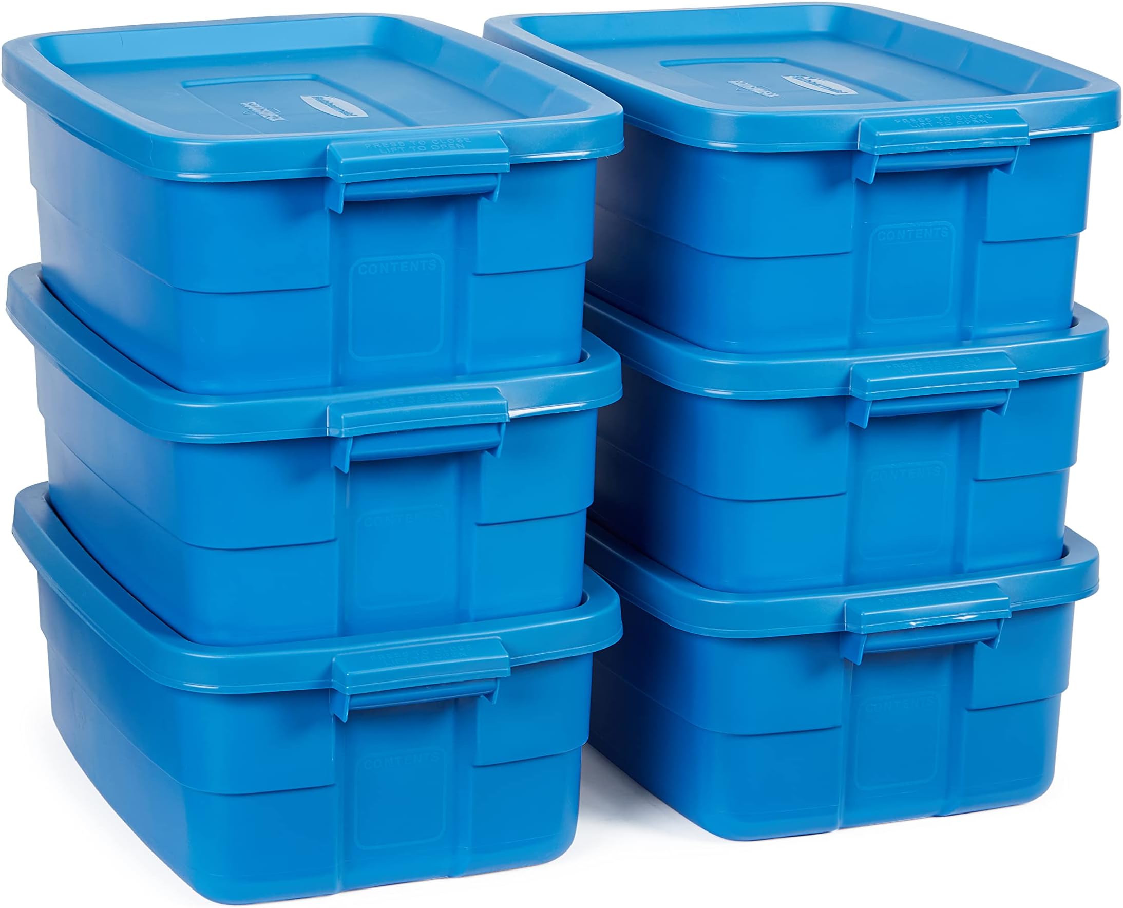 Amazon.com - Rubbermaid FG2214TPDIM Roughneck Storage Box, 10 Gallon ...