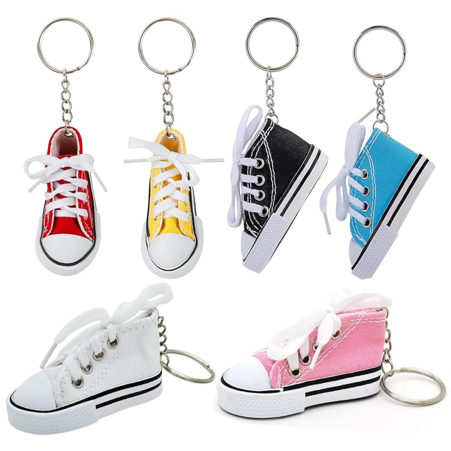 Portachiavi A Forma Di Mini Zoccolo 3D, Simpatico Ciondolo In EVA Per Chiavi E Borsa, Regalo Divertente Per Bambini E Adulti (Bianco) - 2