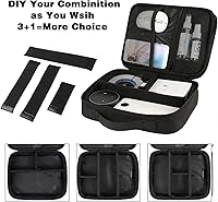 Vista 5 de MATEIN Electronics Organizer, Waterproof Travel Electronic Case, Portable Double Layer Cable Storage Bag for Camera Accessories, Cord, Charger