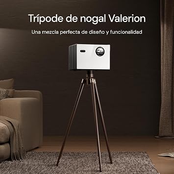 AWOL Valerion Walnut Tripod Stand for VisionMaster and StreamMater Laser Projectors, 10kg Aluminum Alloy Base with 360 Rotation