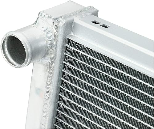 Miniatura 52 de Radiador de aluminio de 3 filas compatible con Toyota Land Cruiser 1958-1984 3.9L 4.2L FJ40 FJ45 Series L6 Entrada superior: 1.50 pulgadas. Salida