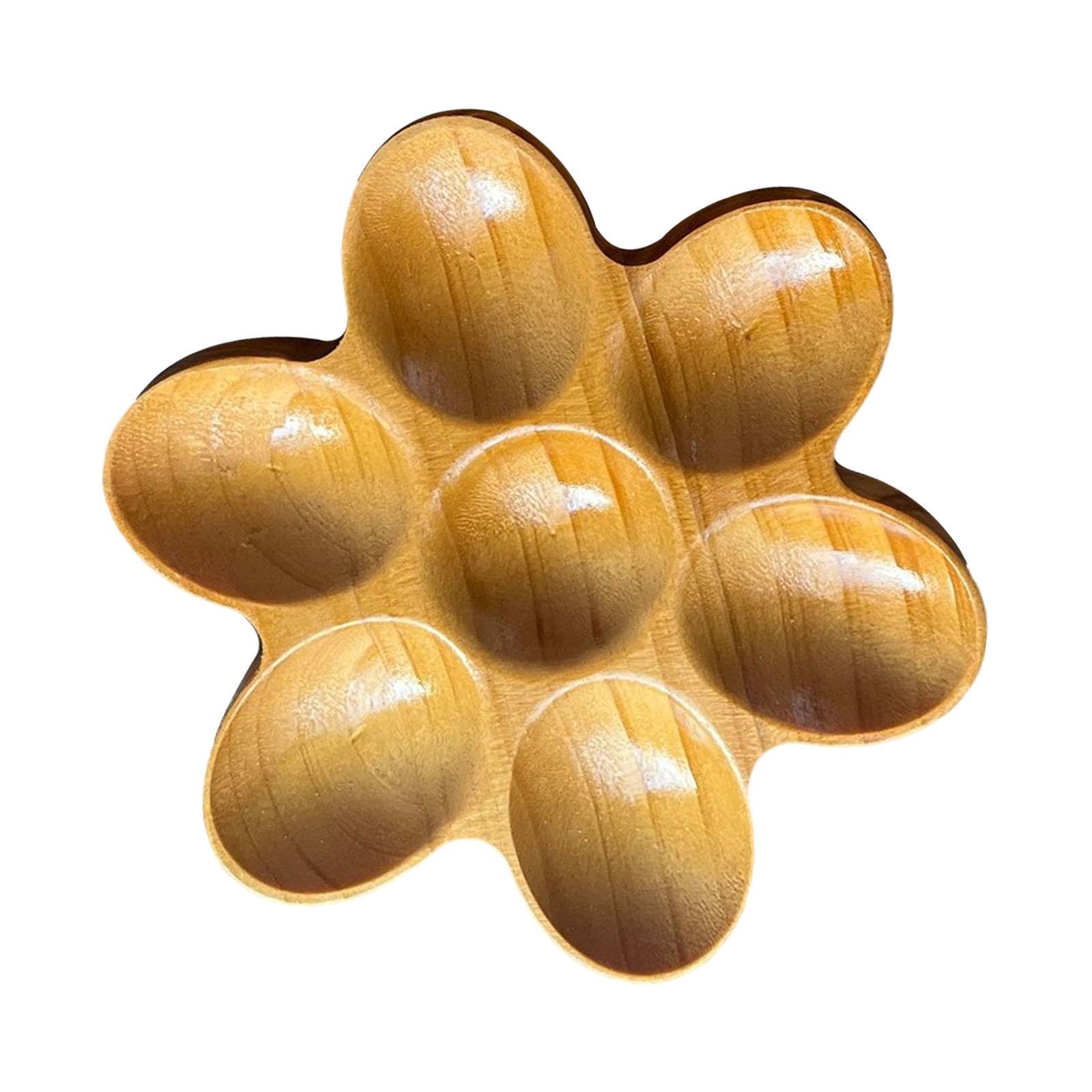 Wooden Egg Holder Eggs Organizer for Gathering Fresh Eggs Kitchen Use Fridge Holds 7 Eggs|Home & Garden| Kitchen Dining & Bar| Kitchen Storage & Organization| Food Storage Containers-image-38