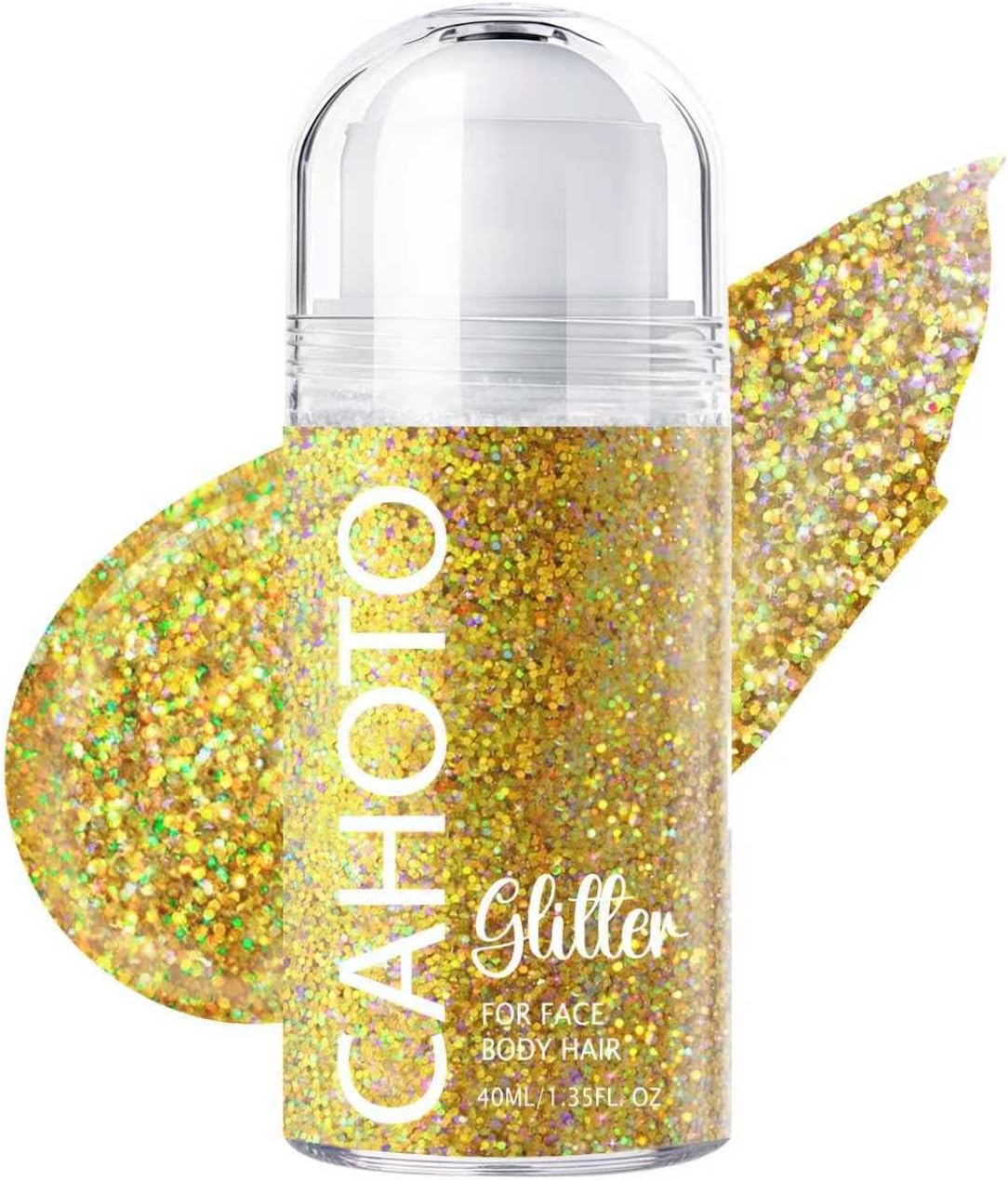 Gold Roll-on Glitter for Face Body & Hair