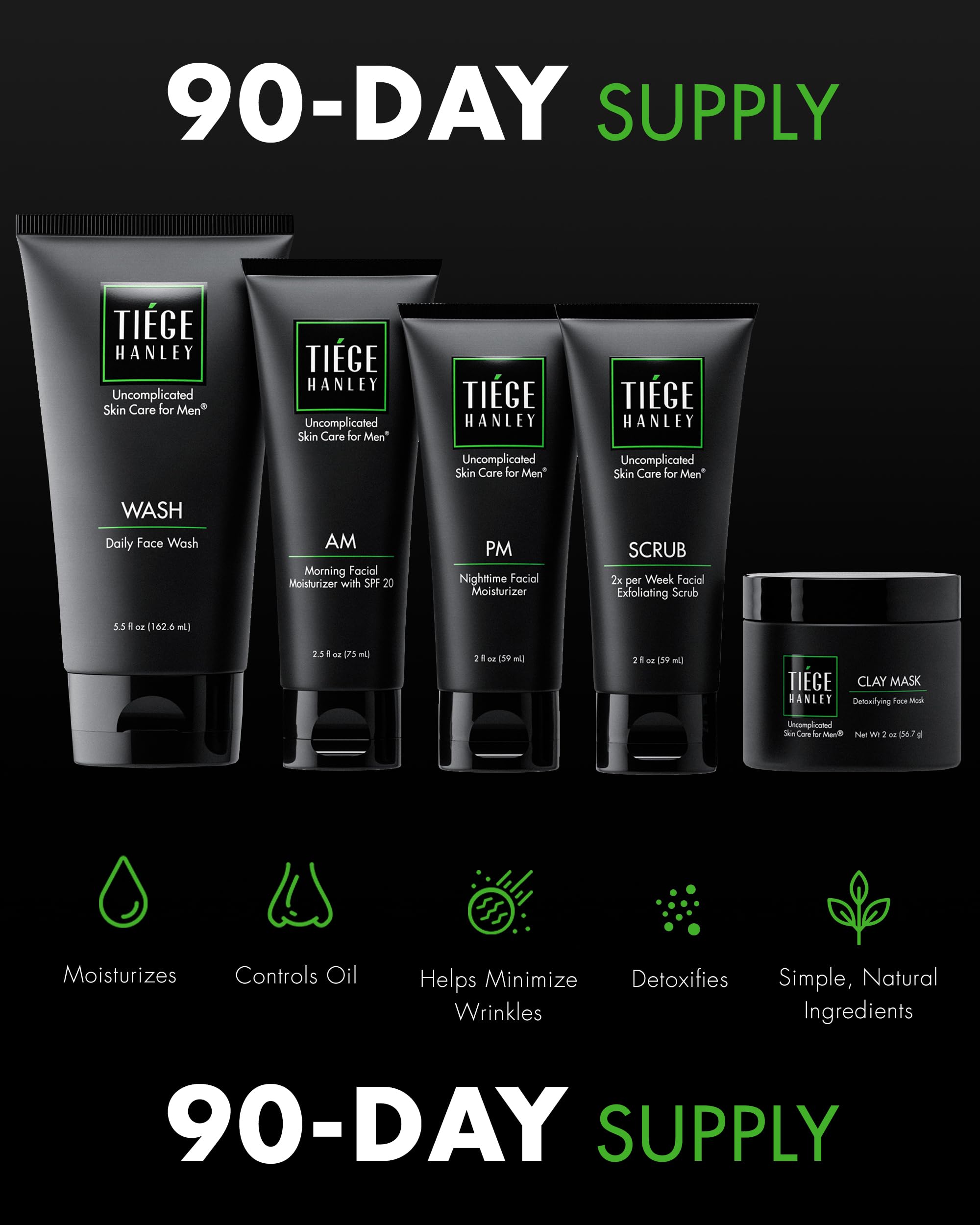 Tiege Hanley 90-Day Large Advanced Skin Care Routine For Men - Image 4