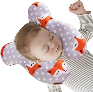 Almofada infantil para carro - Almofada em forma U do apoio do sono recém-nascido | Almofada bebê suporta confortavelmente a cabeça, pescoço e queixo para crianças 0 a 1 ano Aitong