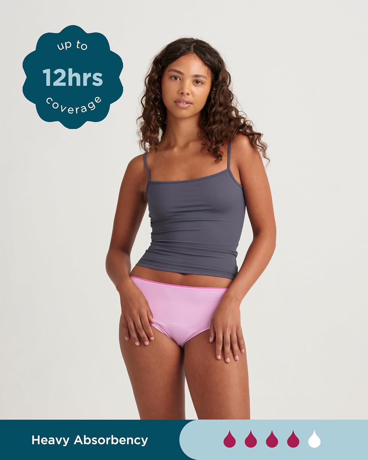 saalt Teen Brief Period Underwear - Leakproof Menstrual Underwear for Teen Girls - Full-Coverage Comfort - Image 4