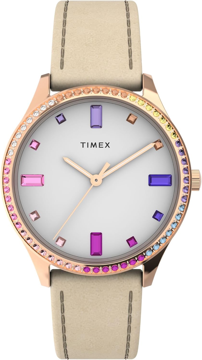 特価Timex Women's Transcend 31mm Watch - Silver-Tone Case Silver-Tone Dial with Multicolored Stones ＆ Stainless Steel Mesh Bracelet並行輸入商品 Transcend™ 31mm Stainless Steel Mesh Band Watch - TW2U86800 | Timex UK