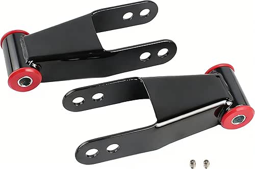 New Upgrade 2 inch Rear Lowering Shackle Compatible with 1999-2019