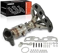 A-Premium EPA Compliant Front Exhaust Manifold Catalytic Converter Kit for Nissan Rogue 2008-2013 & Rogue Select 2014-2015 2.5L - Direct Fit
