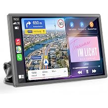 9 Inch CarPlay Screen for Car, Upgrade Wireless Car Play and Android Auto