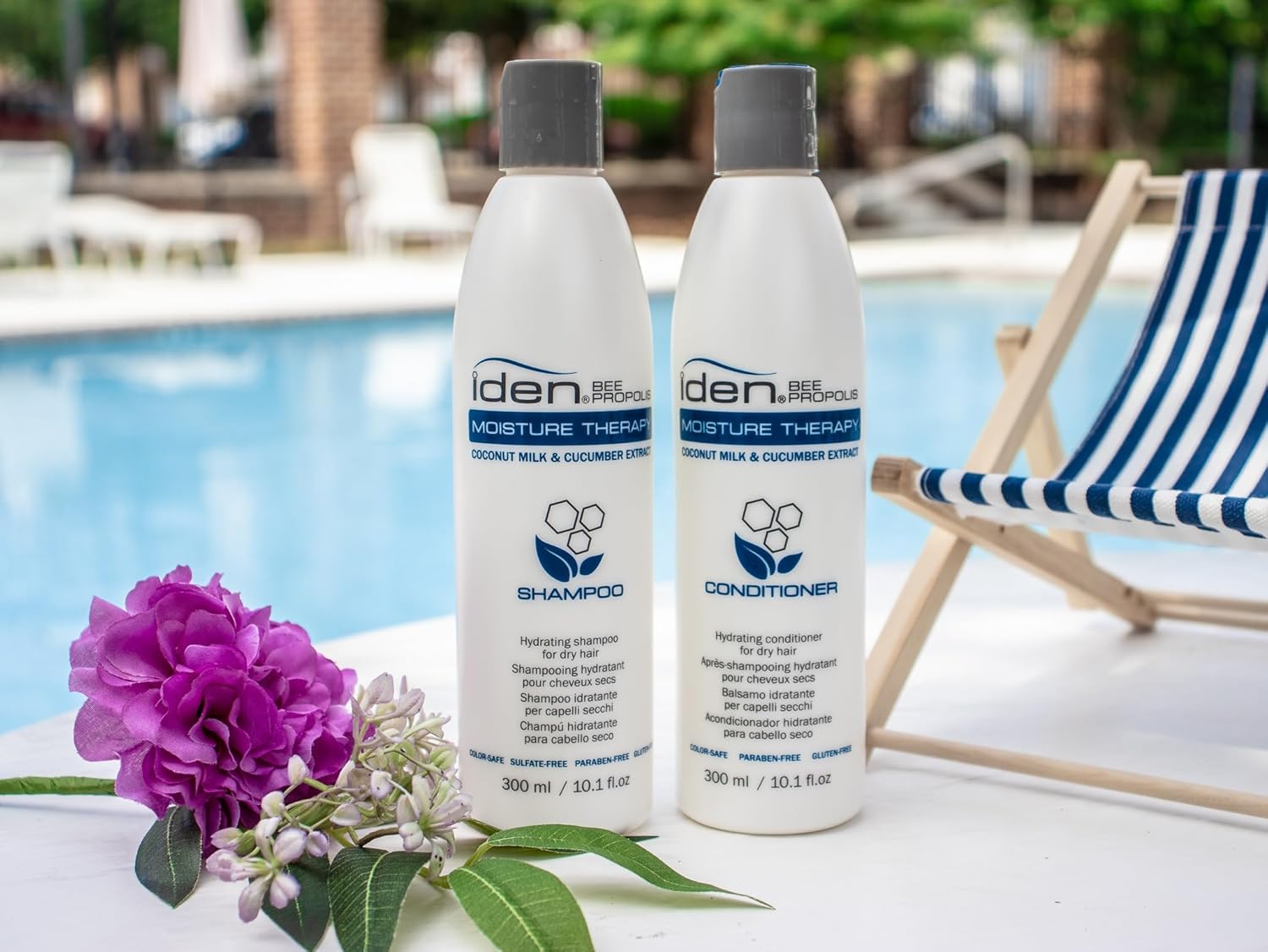 Moisture Therapy Hydrating Shampoo 10.1 oz / 300 ml Iden Bee Propolis | Deep Moisture & Hair Strengthening For Dry Hair - Image 4