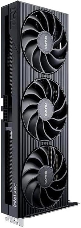 WEELIAO GUNNIR Intel Arc B580 Tri 12G OC Black Graphics Card, 12GB GDDR6, PCIe 4.0, HDMI 2.1, DisplayPort 2.1