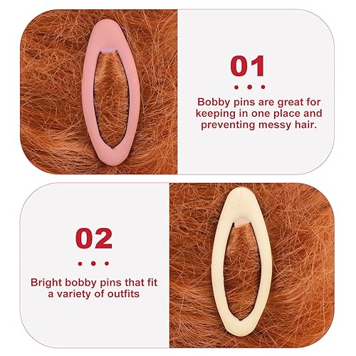 Miniatura 4 de Beaupretty Pinzas de pelo de metal a presión antideslizantes pasadores para el cabello color caramelo pinzas para el cabello accesorios para niñas