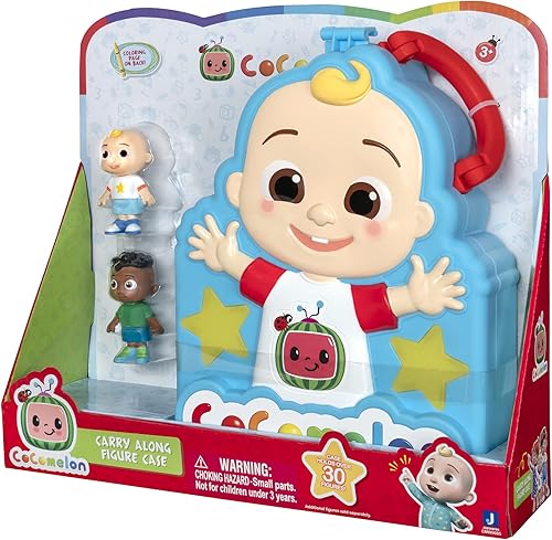 Vista 7 de CoComelon Estuche para llevar a lo largo – Incluye 2 figuras articuladas, JJ y Cody – Play On The Go – El regalo perfecto de viaje – Juguetes