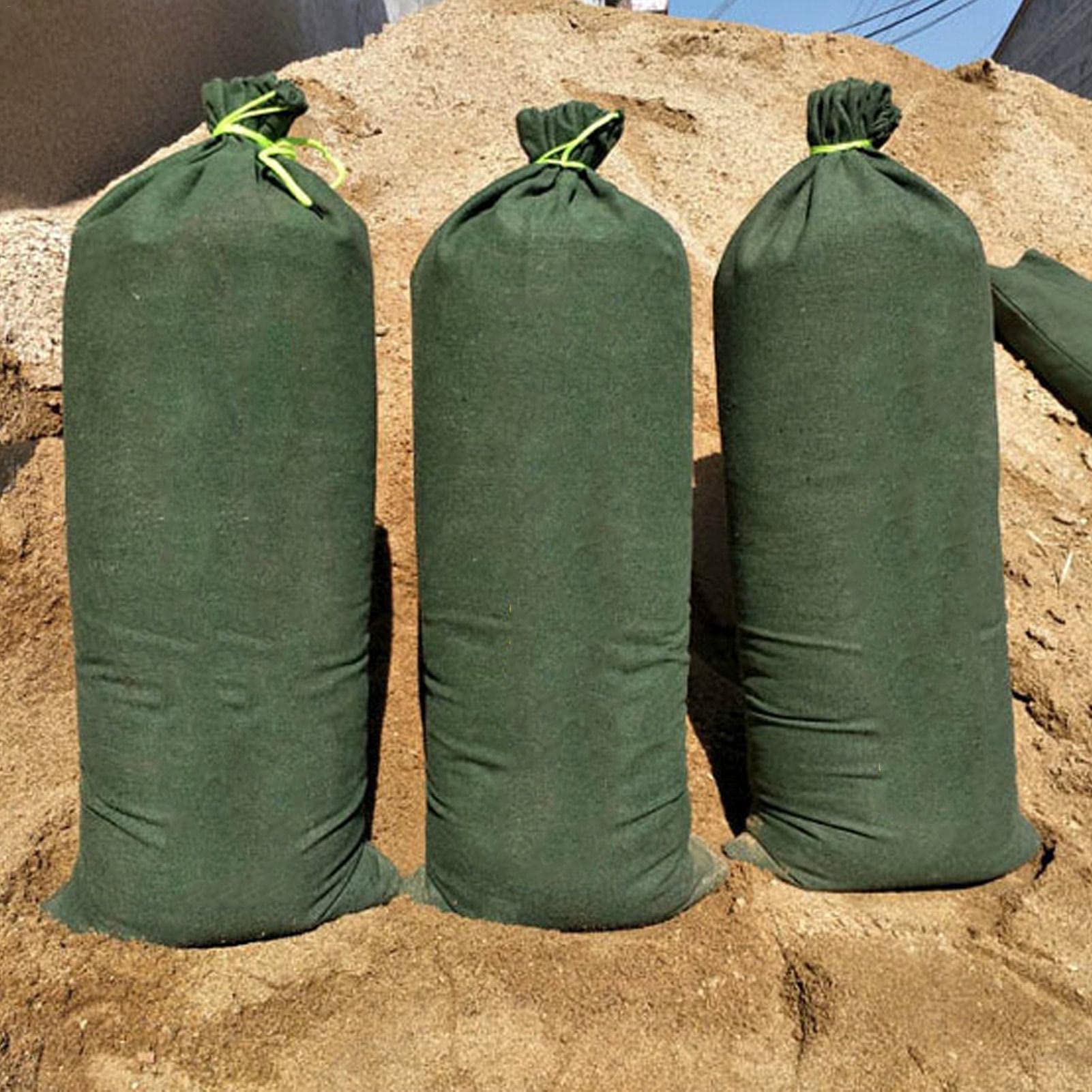 Sacos de arena para inundaciones, barrera de agua para inundaciones, sacos de arena para rescate en caso de inundaciones, sacos de arena a prueba de agua para prevención de inundaciones (sin arena)