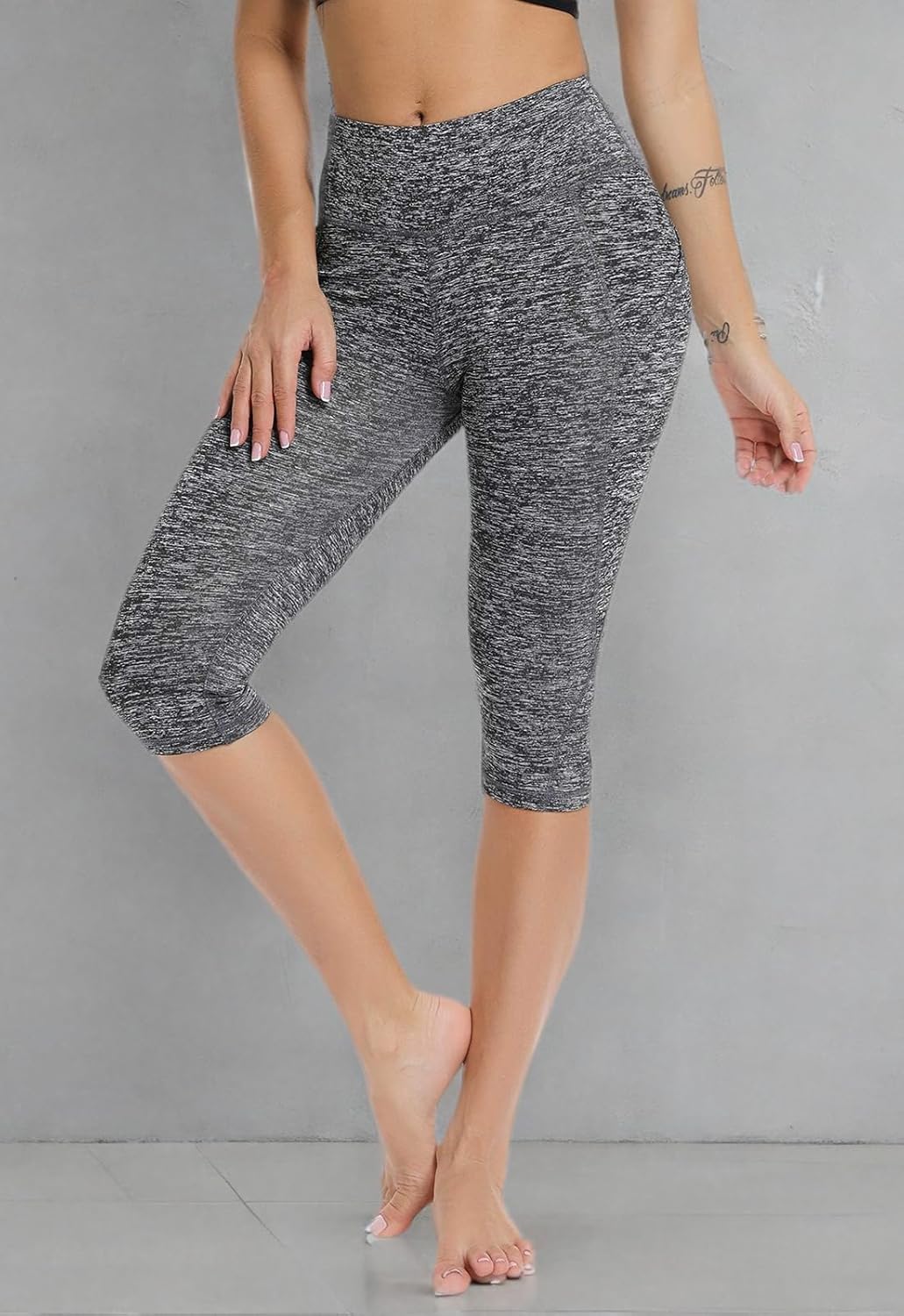 FITTOO Women's Yoga Capris Leggings Pockets Workout Pants - Image 7