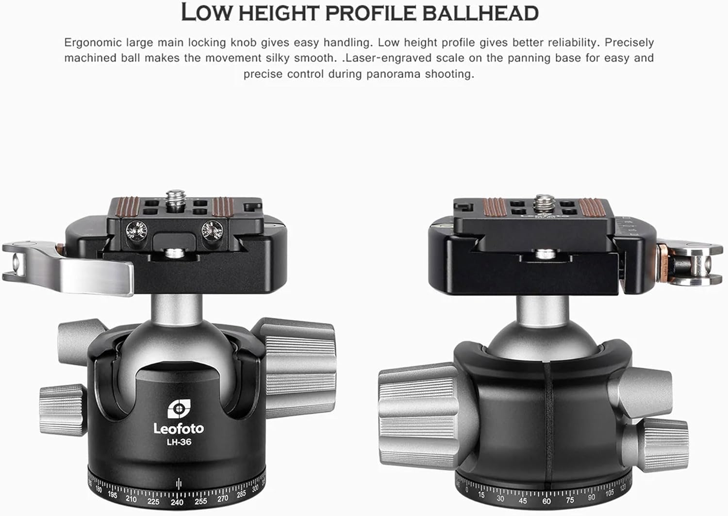 Leofoto LS-X Ranger LS-284 CX Carbon Fiber Tripod with DC-282 C Add-On Column & LH-36 LR Ball Head, Lightweight & Durable (LS-284CX-LH-36LR)