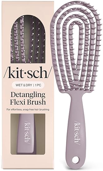 Kitsch Hair Brush Detangler – Flexi Flow Hair Brush for