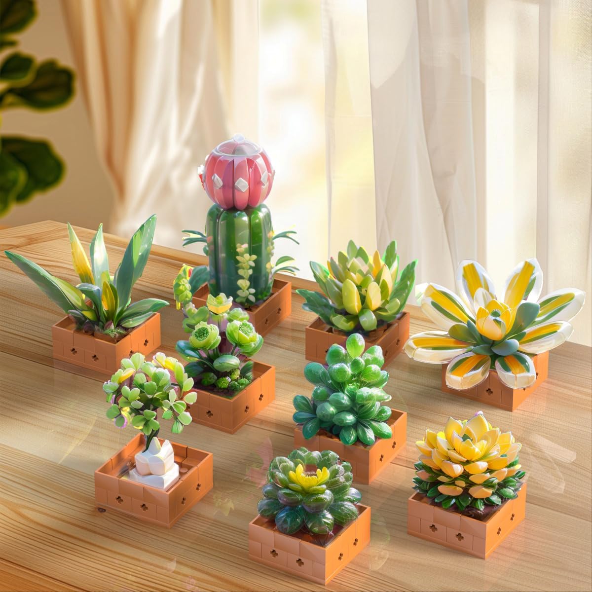 Flower Botanicals Building Sets, Compatible with Lego Flowers for Adults Women, Home Decoration, Stocking Stuffers & Gift for Christmas Birthday