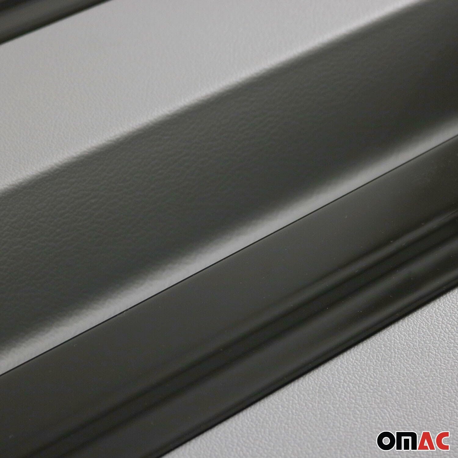 OMAC Rangement de Porte Gauche de Fourgonette Compatible avec VW Transporter T5 T6 VAN 2003 à 2022, Organiseur de Coffre Camionnette en ABS Gris