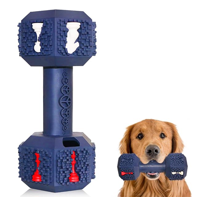 M.C.works Juguetes masticables para perros promedio de masticación indestructibles