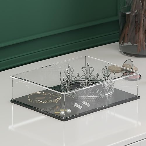 Miniatura 10 de HEMYLU Vitrina de fútbol con soporte elevador, caja acrílica para fútbol de tamaño completo, balonmano, pelota de dodgball, almacenamiento de