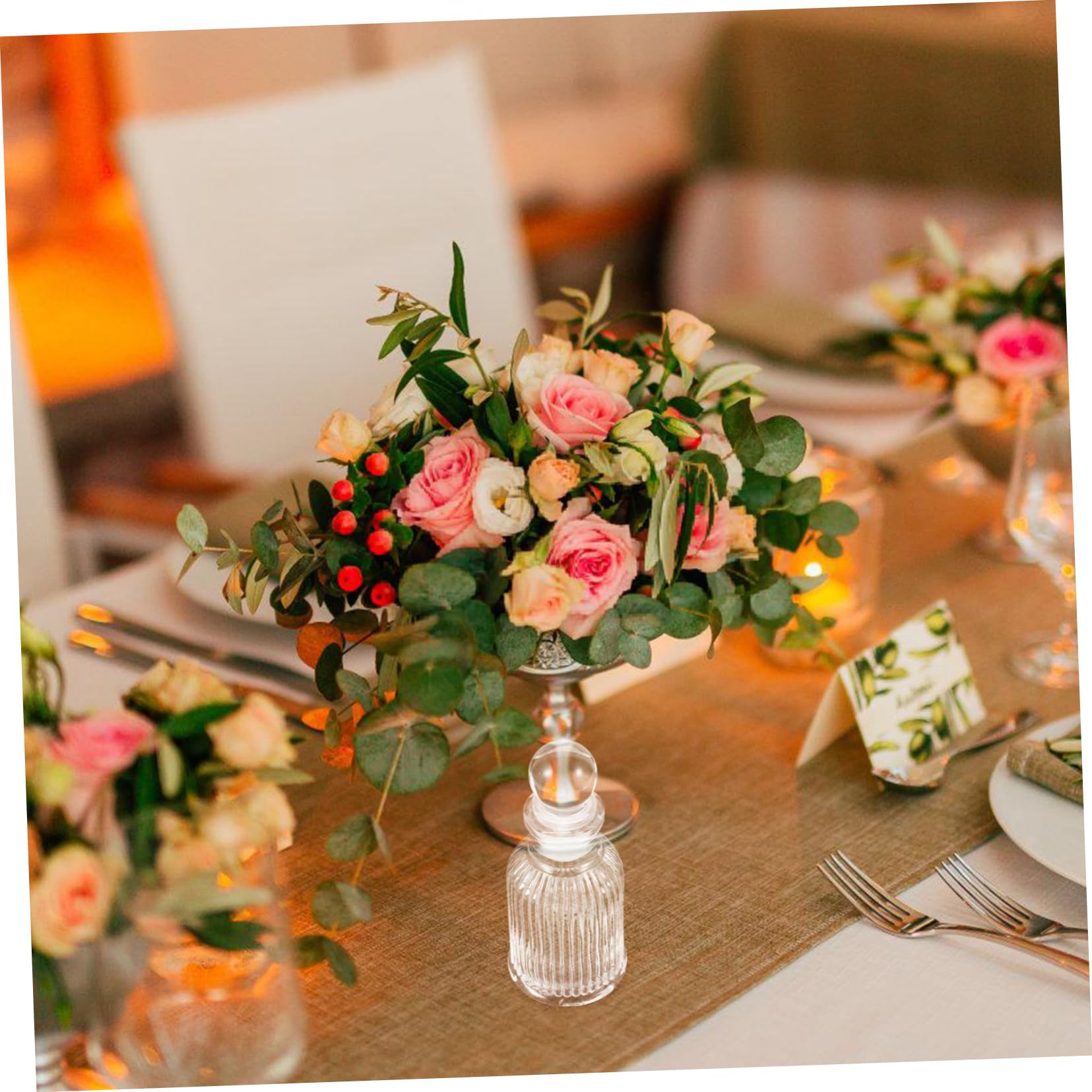 Ciieeo 12 Botellas De Agua De Vidrio Transparente Con DiseñO De Cruz Recargables Para Bautizos Bodas Y Celebraciones Religiosas Regalo CatóLico PortáTil 3.93X1.69X1.69In