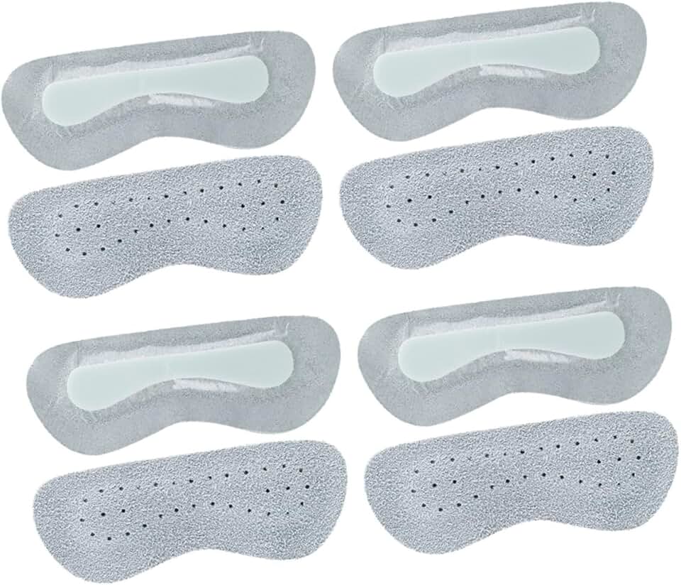 Mikinona 4 Pairs Self-Adhesive Heel Cushion Pads for High Heels Anti-Slip Foot Pads Prevent Rubbing and Blisters Comfortable Shoe